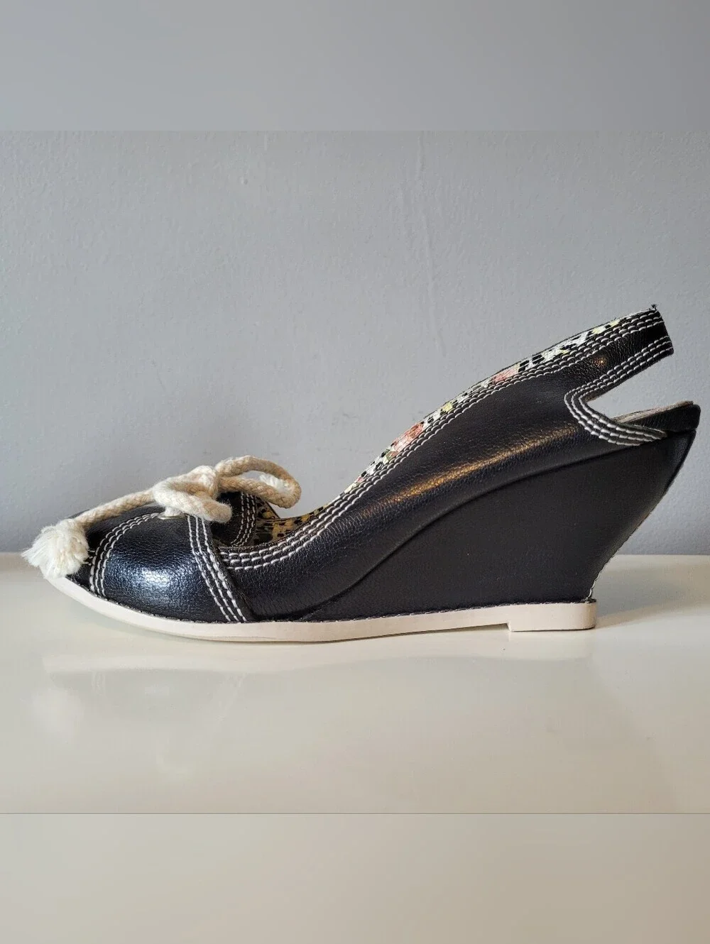 Vintage Irregular Choice Picnic Sneaker Wedges, VGUC, Size 6